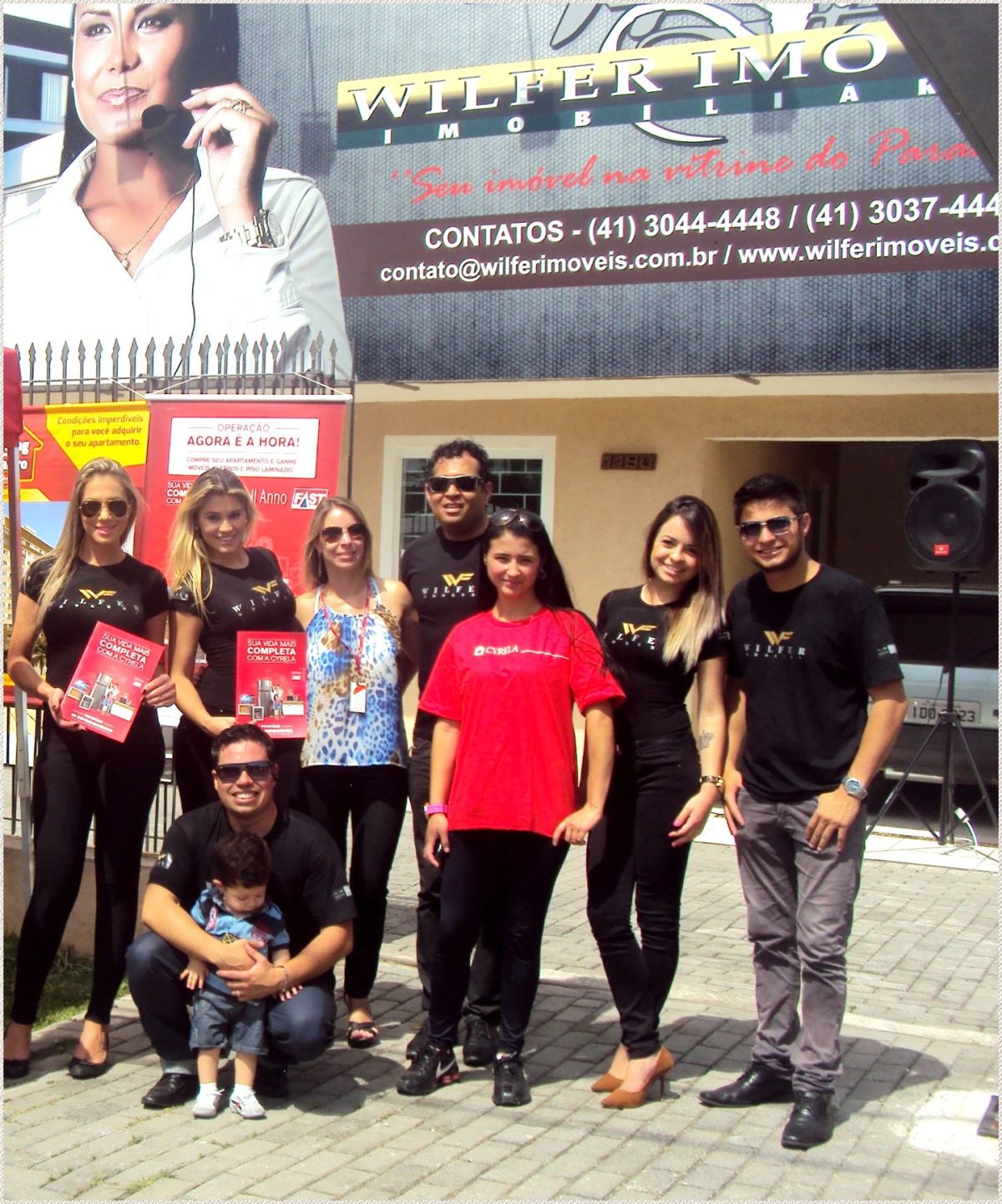 FAMÍLA WILFER IMÓVEIS EM GRANDIOSO EVENTO COM A CYRELA